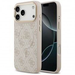 Dėklas Apple iPhone 17 Pro Guess Gold Frame MagSafe Dėklas Apple iPhone 17 Pro Guess Gold Frame MagSafe